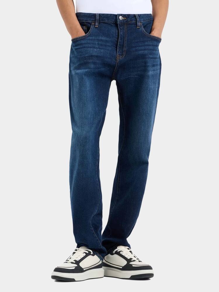 Джинсы прямые Armani Exchange синий