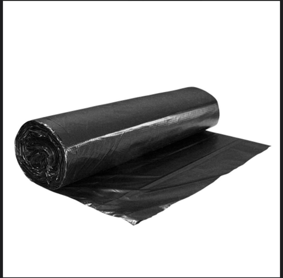 Мусорные пакеты 120 л, 70x110 см, 10 шт в рулоне