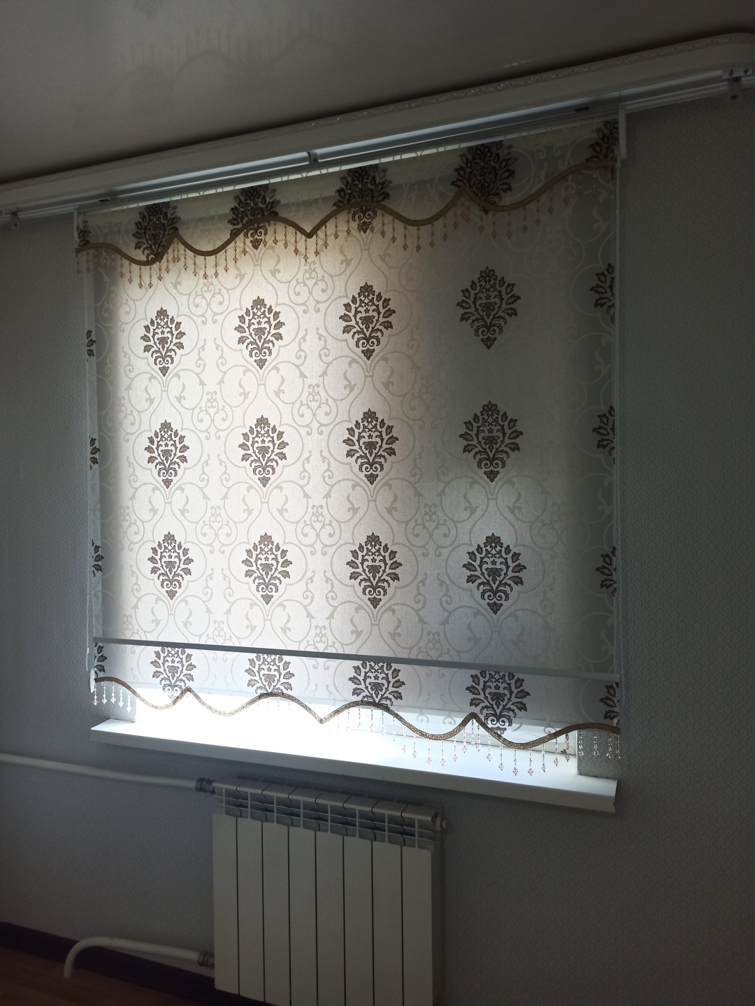 Ролл-шторы "CLC" Флоренция коричневый 150x170 см