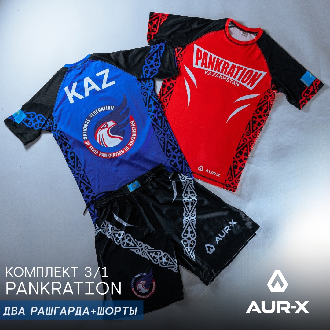Спортивный костюм AUR-X черный, синий, красный