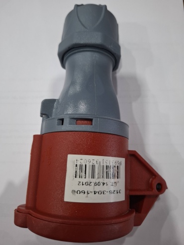 T.plast силовая вилка 380 В 32А, 3126-304-160