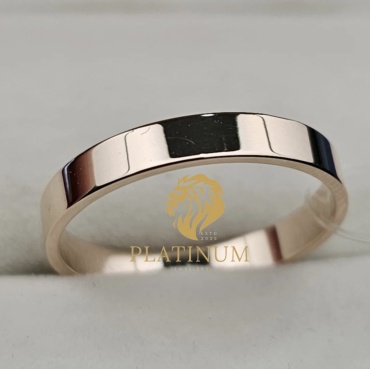 PLATINUM Обручальное 094924 размер 17 вес 2.45 г золото, без вставок