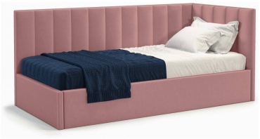 Кровать EcoSon BABY односпальная, 120x200 см (с матрасом, без подъёмного механизма) розовый