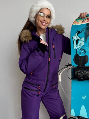 Комбинезон с шортами Bloozkin store фиолетовый