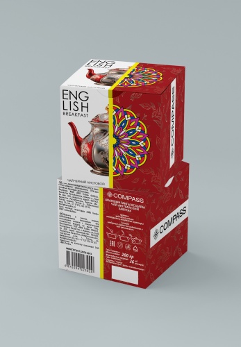 Чай Compass English Breakfast черный листовой 200 г