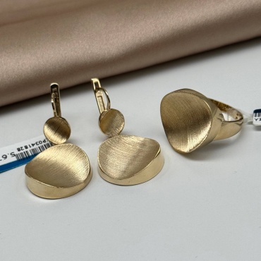 Ballerina Jewelry K87 размер 19 вес 8 г золото, без вставок