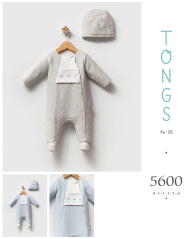 Слип TONGS серый