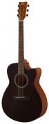 Гитара акустическая Yamaha YAMAHA FS400C SMOKY BLACK коричневый, черный, серый