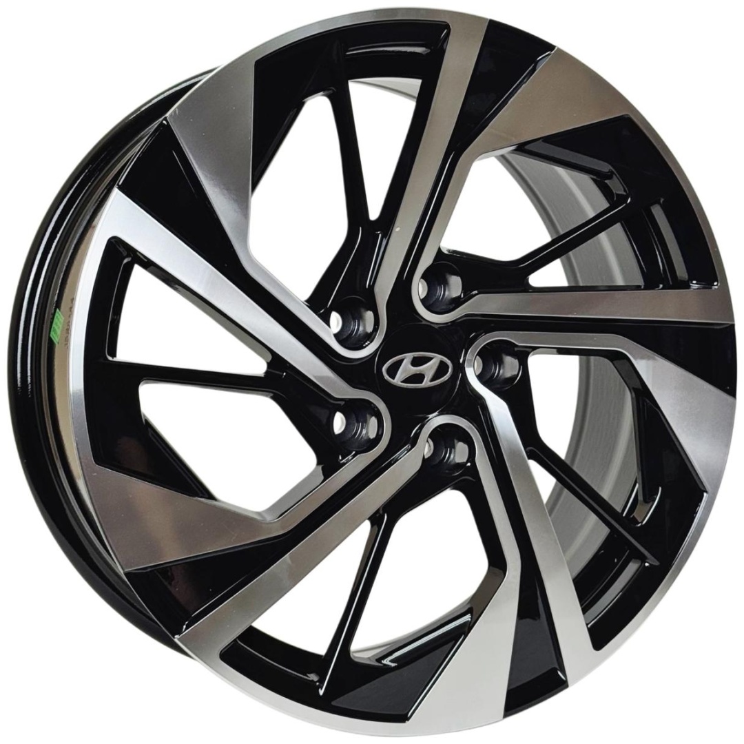 Wheels 2047DD 7x17/5x114.3 D67.1 ET35 4 диска черный, хром