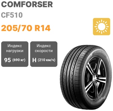 Comforser CF510 205/70 R14 95H