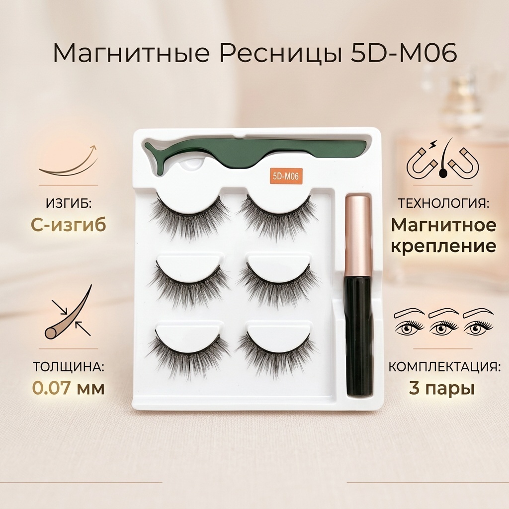 Магнитные C 0.07 мм черный 11 мм, 12 мм