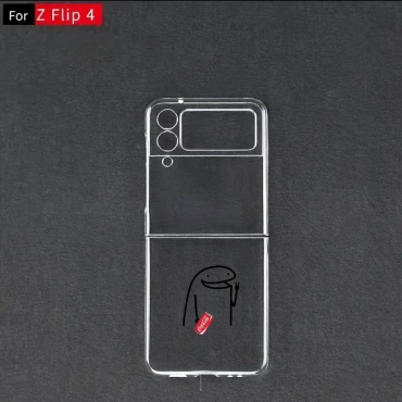Чехол DiCase для Samsung Galaxy Z Flip4 прозрачный