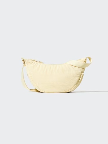 Мини-сумка Uniqlo нейлон, полиэстер светло-желтый
