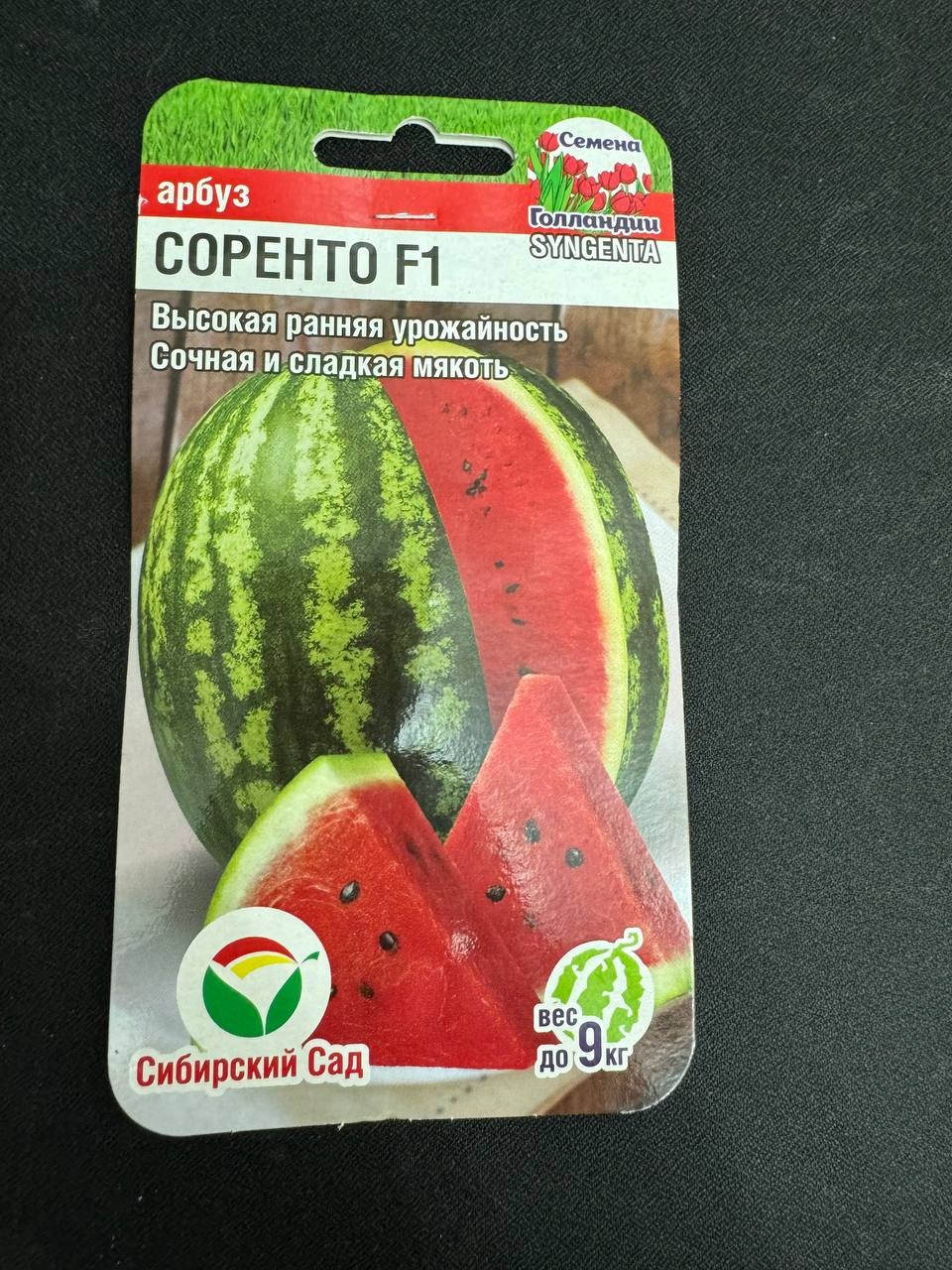 Сибирский сад арбуз Соренто F1