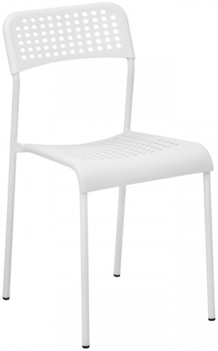 Стул 12 стульев zeta, 78x38x40 см, белый 1 шт.