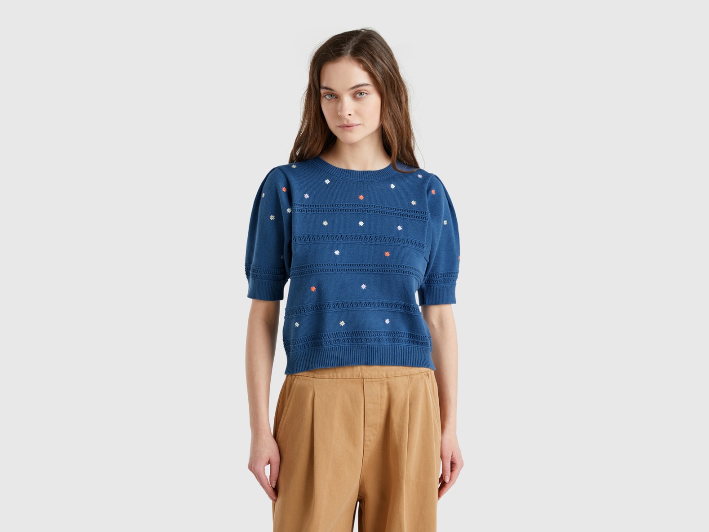 Джемпер UNITED COLORS OF BENETTON синий