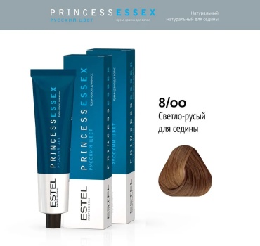 ESTEL PROFESSIONAL Princess Essex 8/00 Светло-русый для седины крем-краска 120 мл