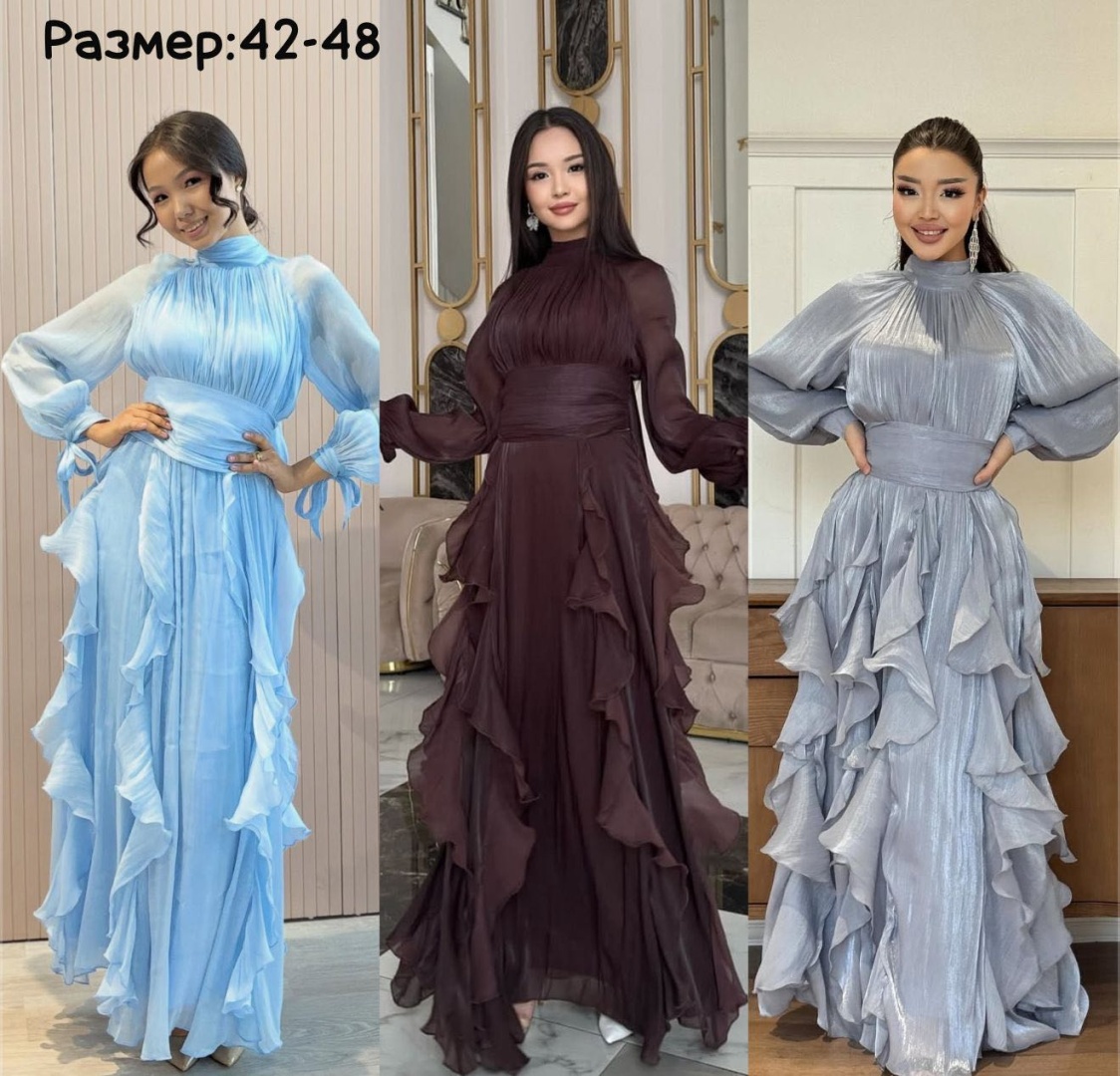 Вечернее платье Lady Style голубой