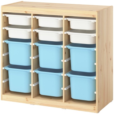 Детский стеллаж IKEA TROFAST, 99x44x92 см, мультиколор