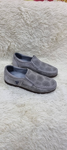 Мокасины Etor серый