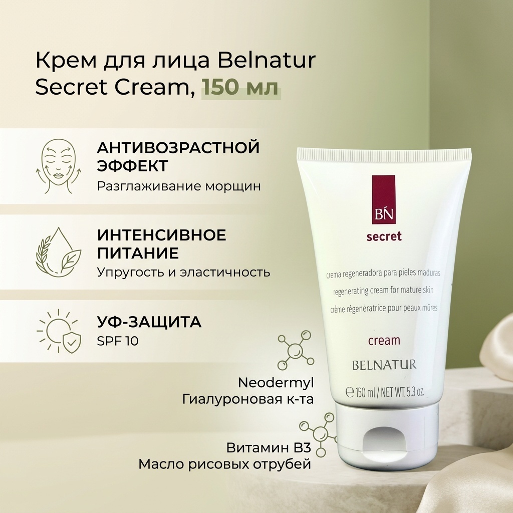 Belnatur крем Secret cream для лица 150 мл