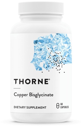 Thorne Copper Bisglycinate капсулы 60 шт