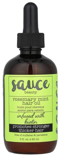 Sauce Beauty масло для волос с розмарином и мятой, 90 мл масло 90 г