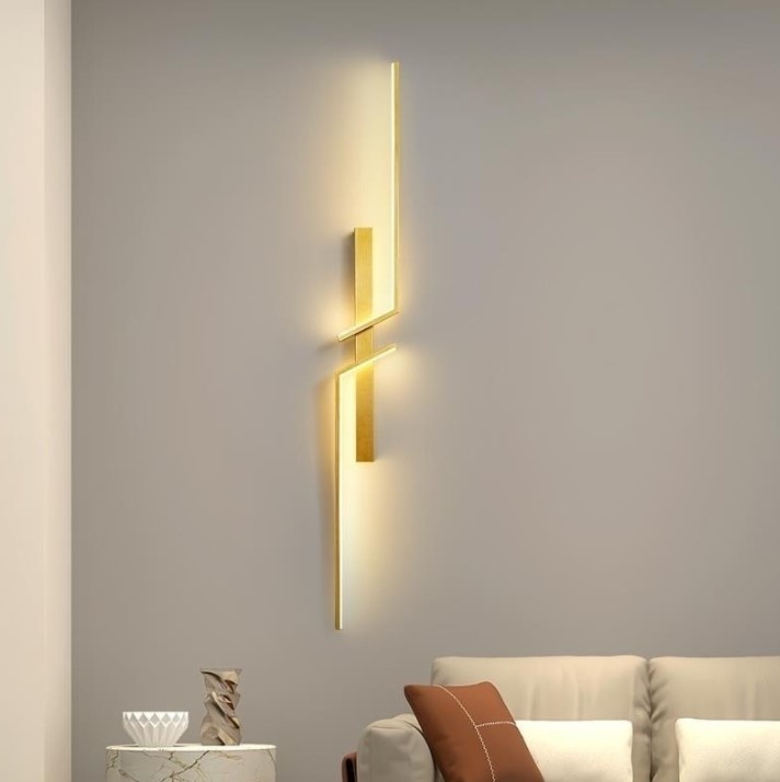 Бра настенный LED, золотистый