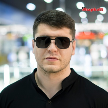 Shapkoff солнцезащитные очки прямоугольные однотонные