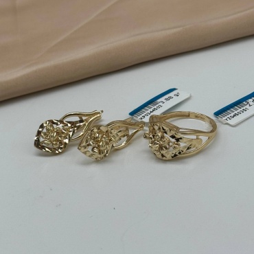 Ballerina Jewelry размер 19 B056 вес 6.05 г золото, без вставок