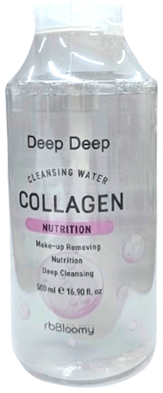 RbBloomy Collagen Cleansing Water Мицеллярная Вода с Коллагеном 500ml мицеллярная вода 500 мл