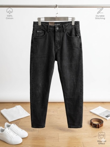 Джинсы зауженные Denim графит