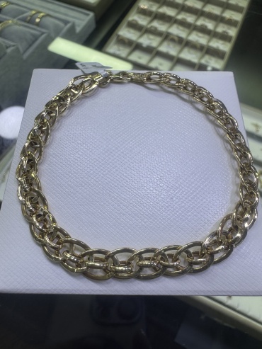 Altyn_Gold 257566201 длина 19.5 см, вес 4.9 г золото, плетение якорное