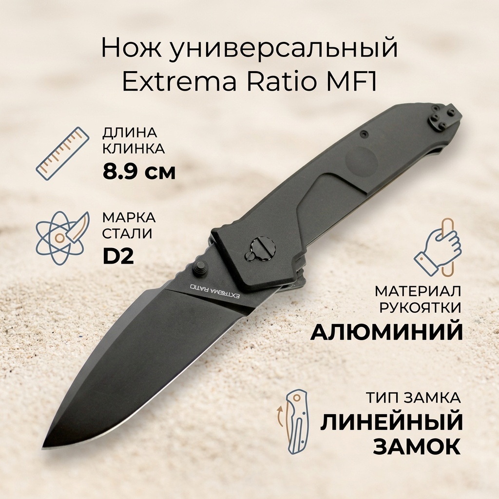 Нож универсальный HYDRABLADES, лезвие: нержавеющая сталь 1 шт