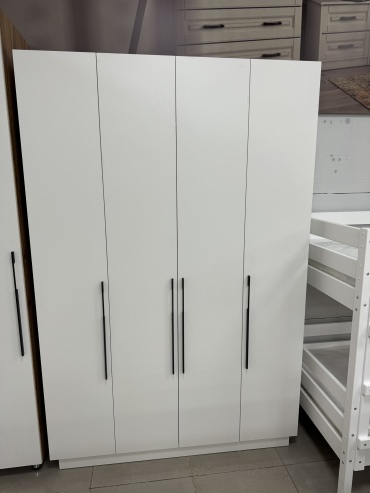 Распашной шкаф Rational шкаф 4-х дверный Эксклюзив 160Х240 071, 160x240х52 см, белый