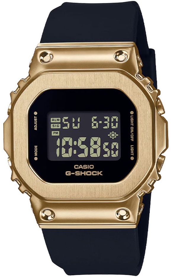 Кварцевые CASIO GM-S5600GB-1DR пластик, металлический сплав