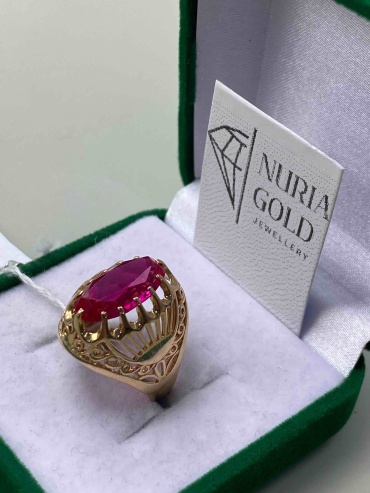 NURIA GOLD 1134321678 размер 17.5 вес 5.79 г золото, рубин