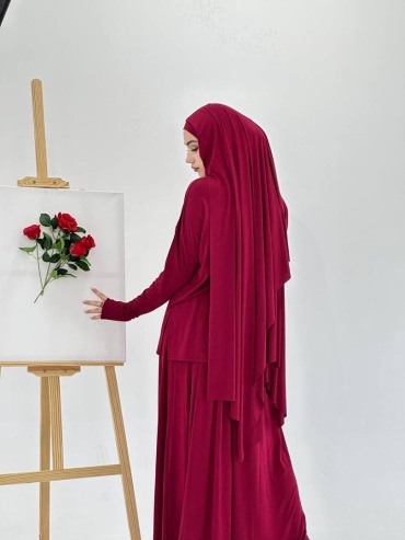Намазник ZULEYHA COLLECTION бордовый