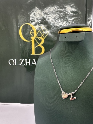 OLZHA BRAND Pie try poi длина 50 см, вес 2.8 г серебро, плетение якорное