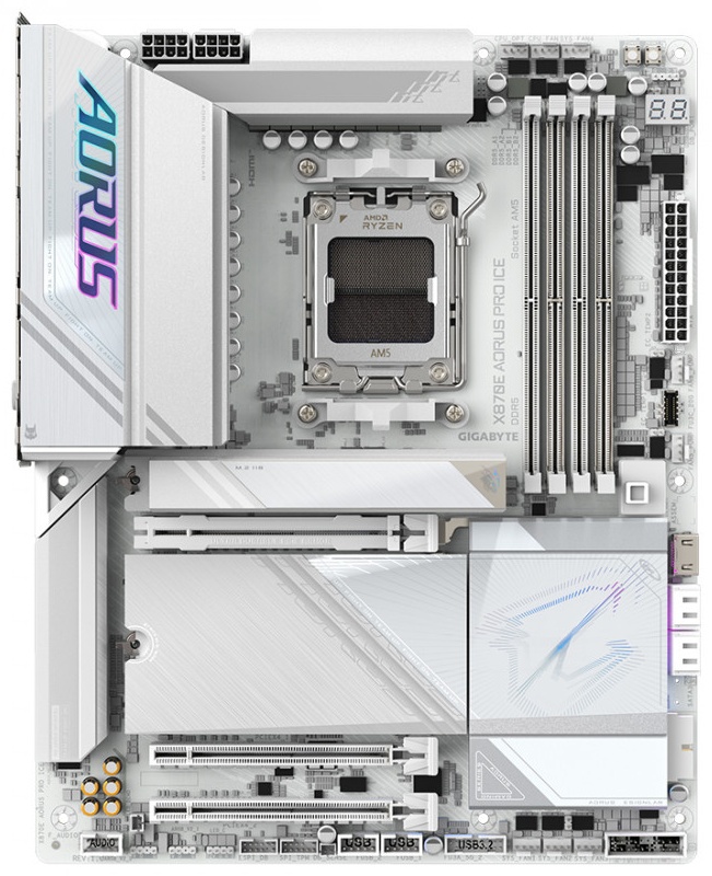 Материнская плата GIGABYTE X870E AORUS PRO ICE 1.0