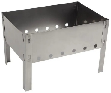Мангал разборный 35x24x24 см, сталь