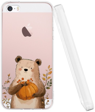 Чехол Mcover для Apple iPhone 5, iPhone 5S, iPhone SE рисунок