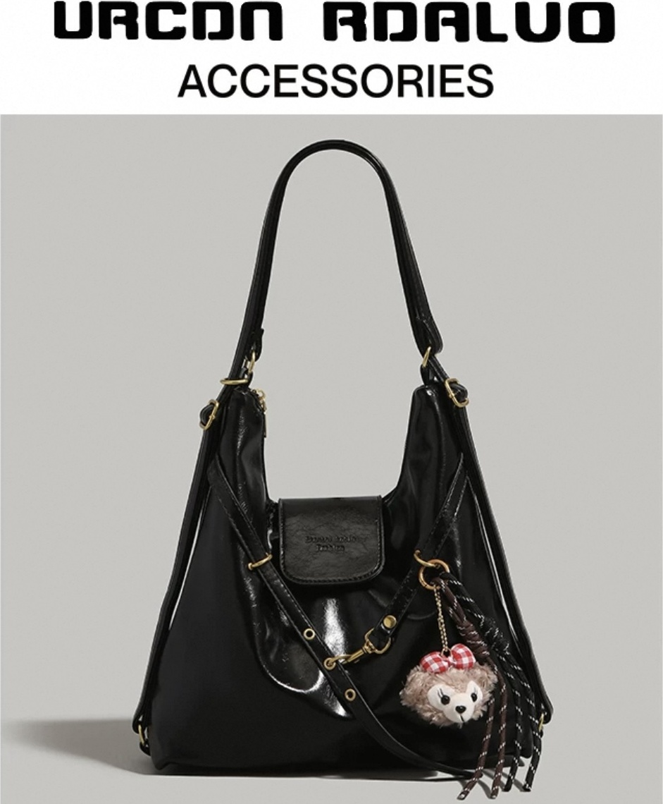 Сумка кобура FASHION искусственная кожа черный