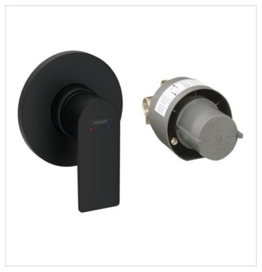 Смеситель для душа Hansgrohe 72658670, латунь, цвет черный