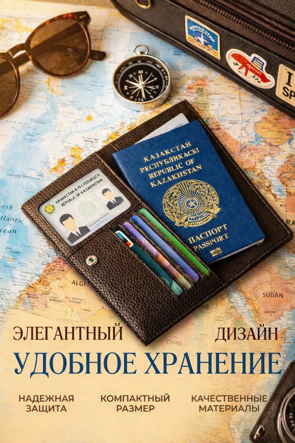 4l3 для паспорта, искусственная кожа