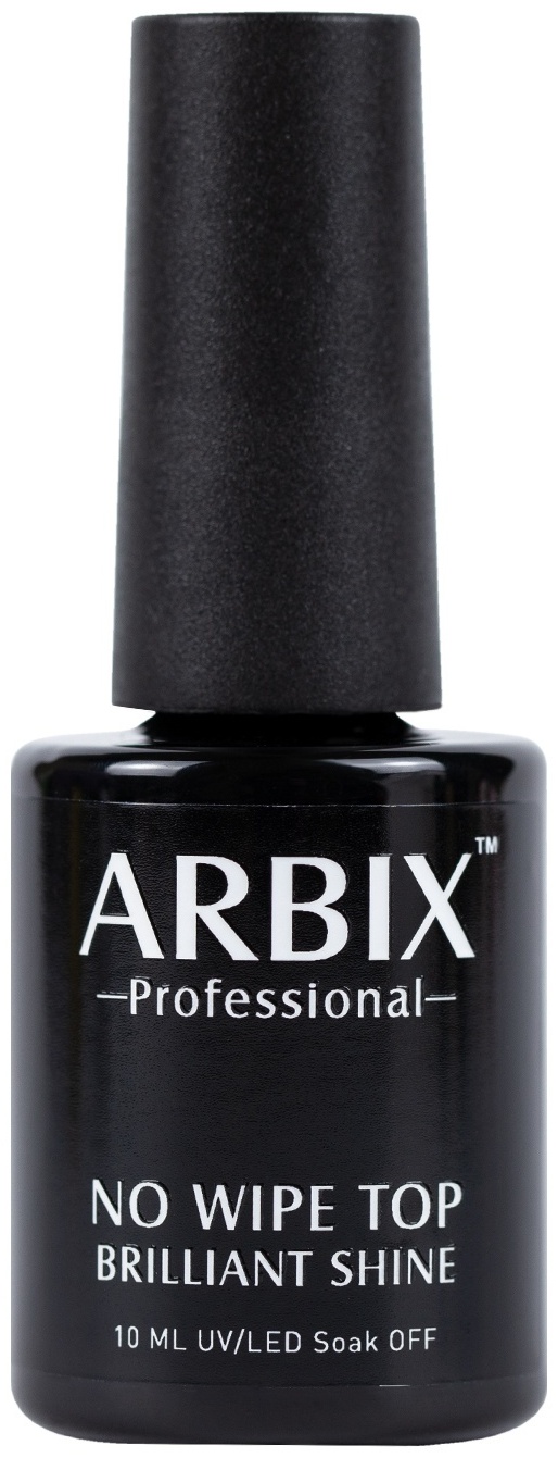 ARBIX Professional верхнее покрытие Brilliant Shine No Wipe глянцевое 10 мл