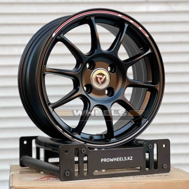 WHEELS S40 6.5x15/4x100 D67.1 ET35 4 диска черный матовый