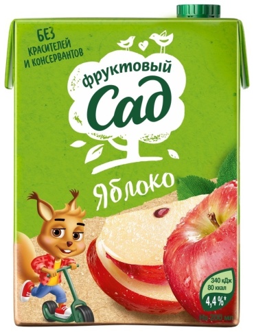 Нектар Фруктовый Сад яблоко 0.2 л
