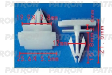 PATRON клипсы P37-1589