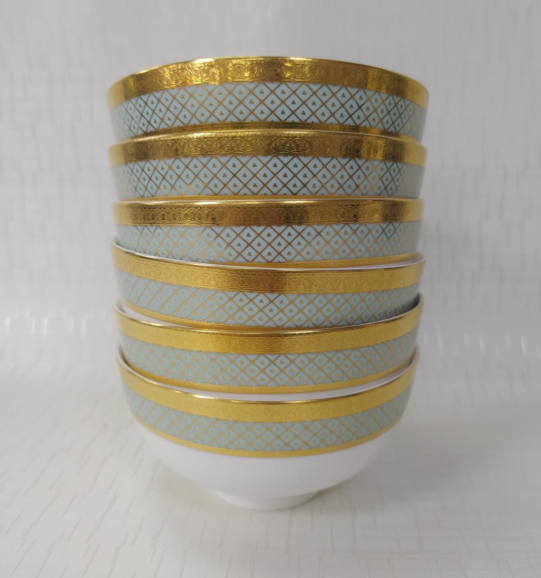 Набор пиал Dubai Porcelain 6 шт, 200 мл, фарфор